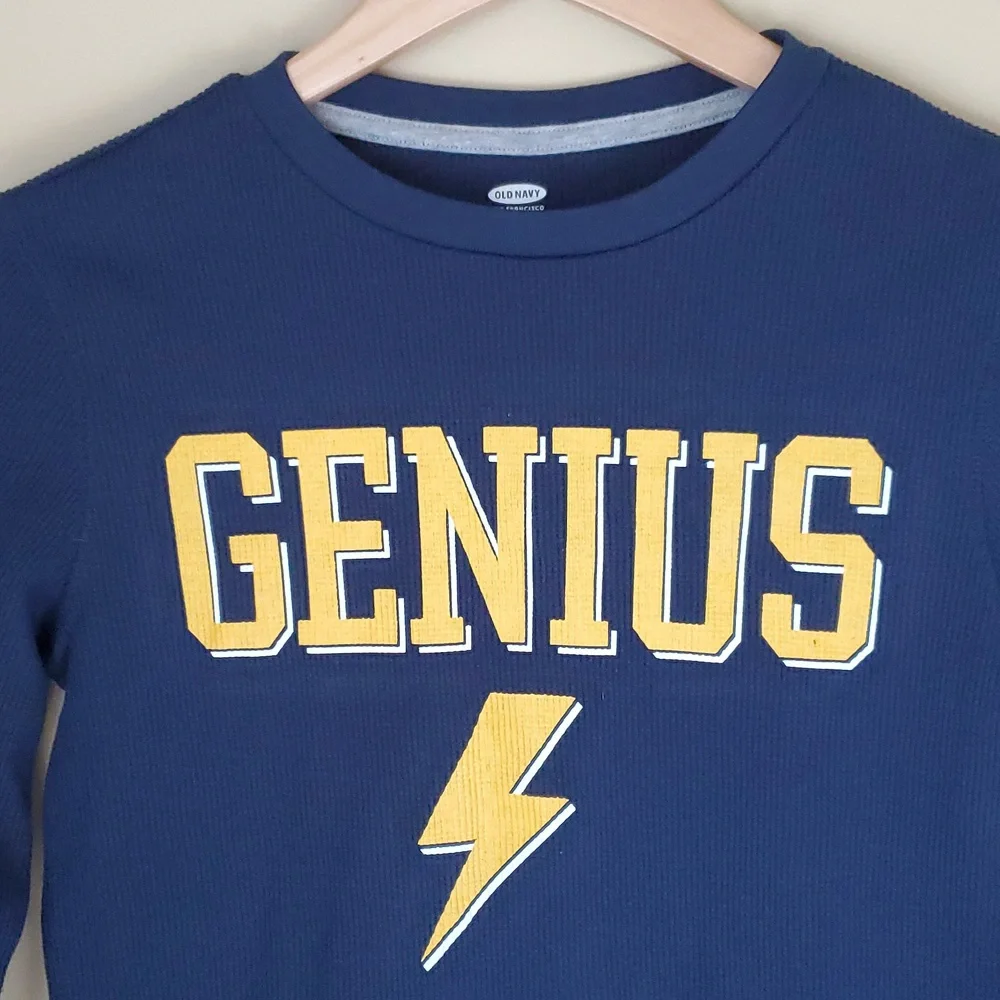 Old Navy long sleeve blue boys shirt